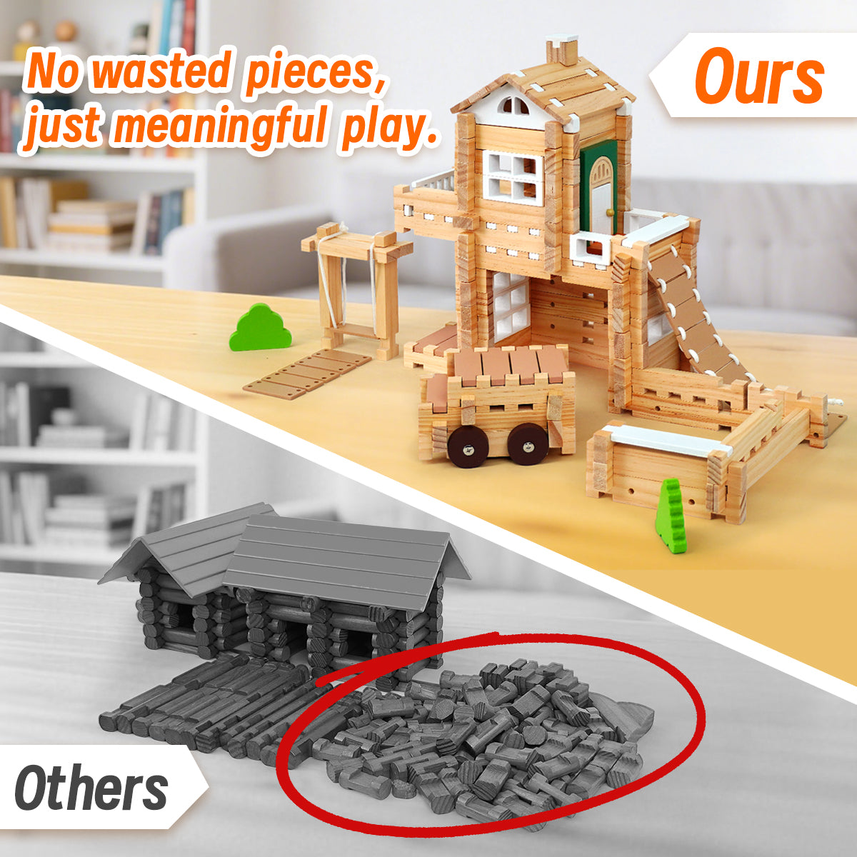 Wonder House blocks (107PCS)