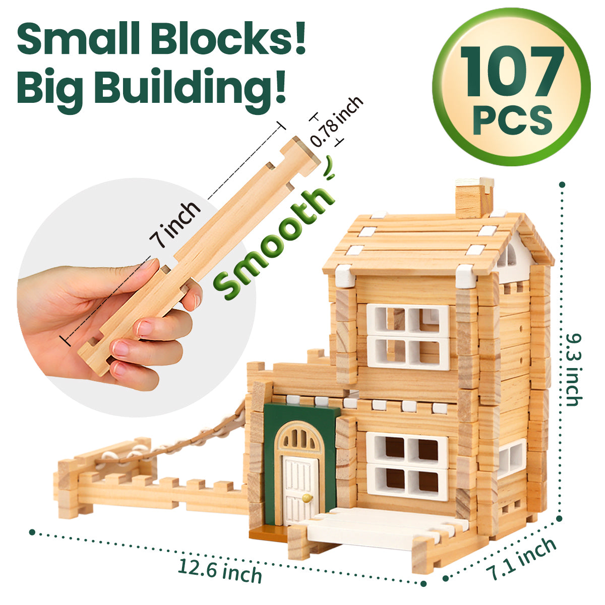 Wonder House blocks (107PCS)